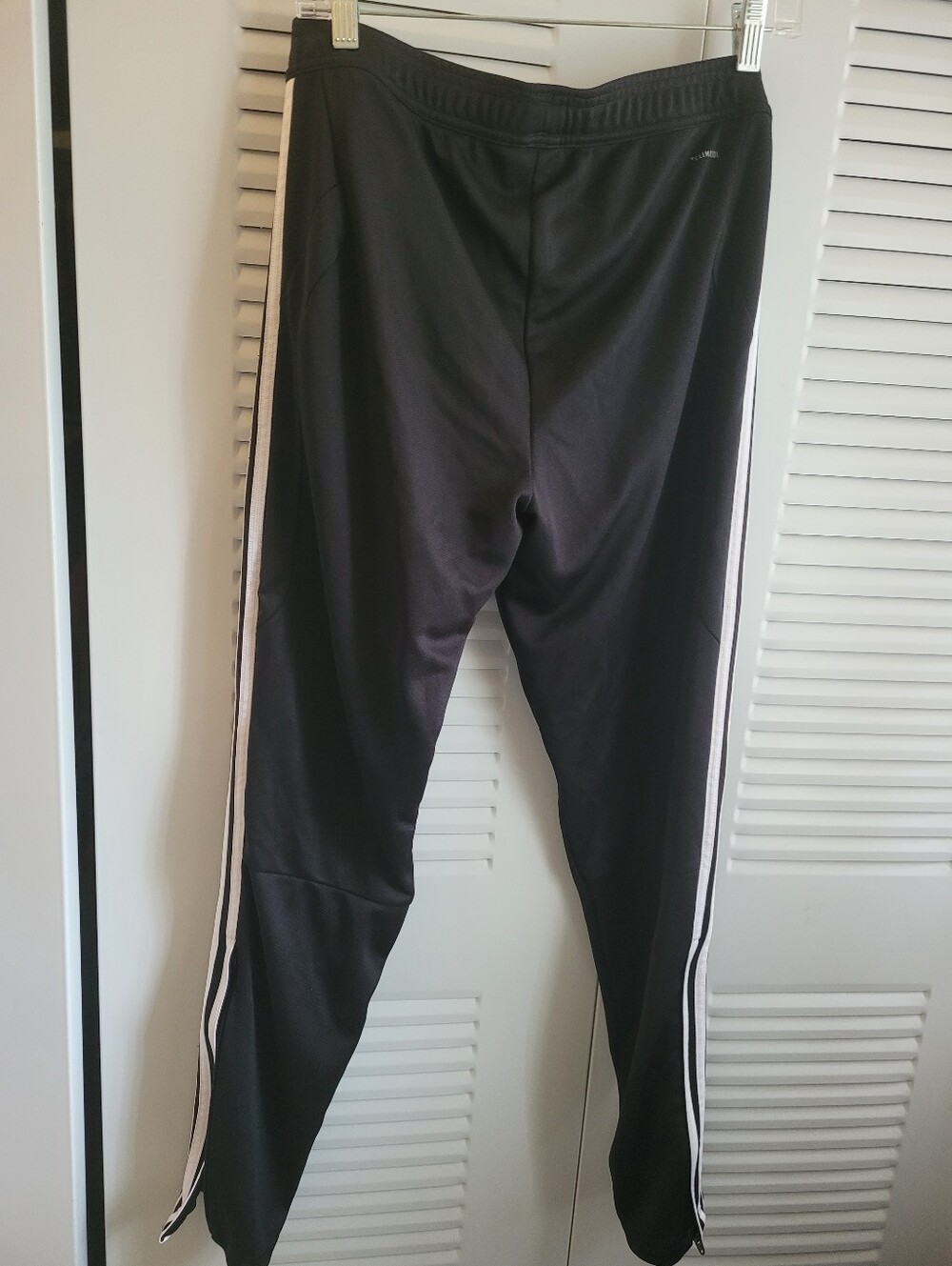 adidas Black Joggers with White Side Stripes - Picture 7 of 9